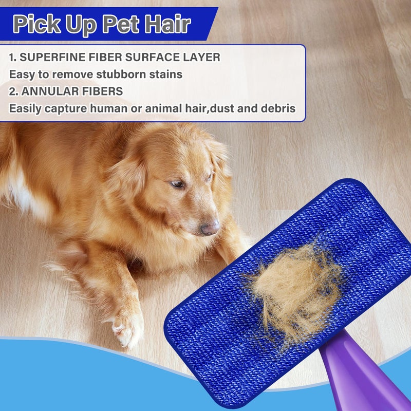 FORSPEEDER Reusable Mop Pads for Swiffer WetJet, Wet Pads Refills for 12'' Spray Mop, Microfiber Refill Machine Washable Up to 100+ Floor Cleaning for All Kinds of Floor Types, 7 Pack - Image 5